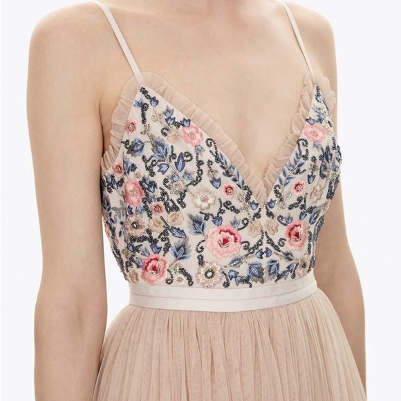 Occasion (Dex) Embroidered Strap Dress - Picture 2 of 9